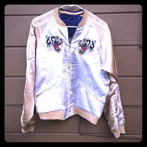 Satin tiger/ dragon Bomber